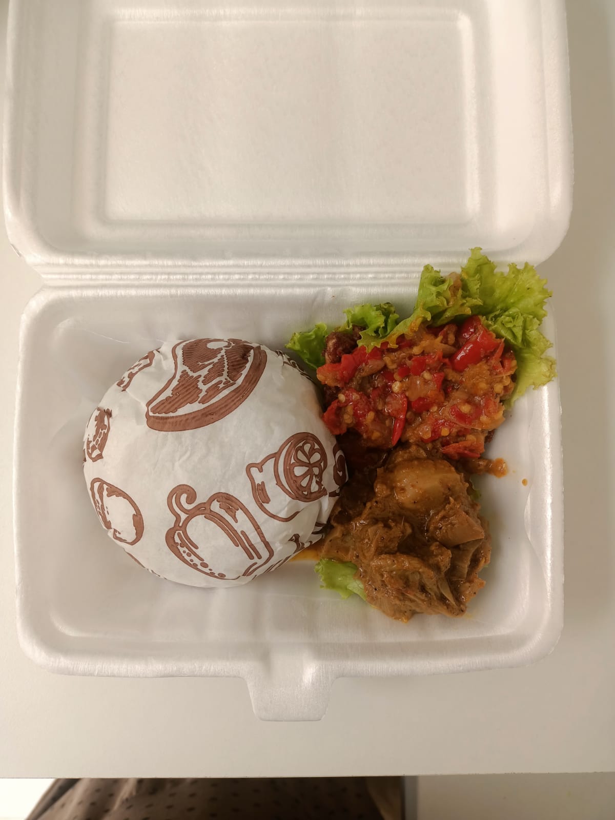 Nasi + Dendeng Balado